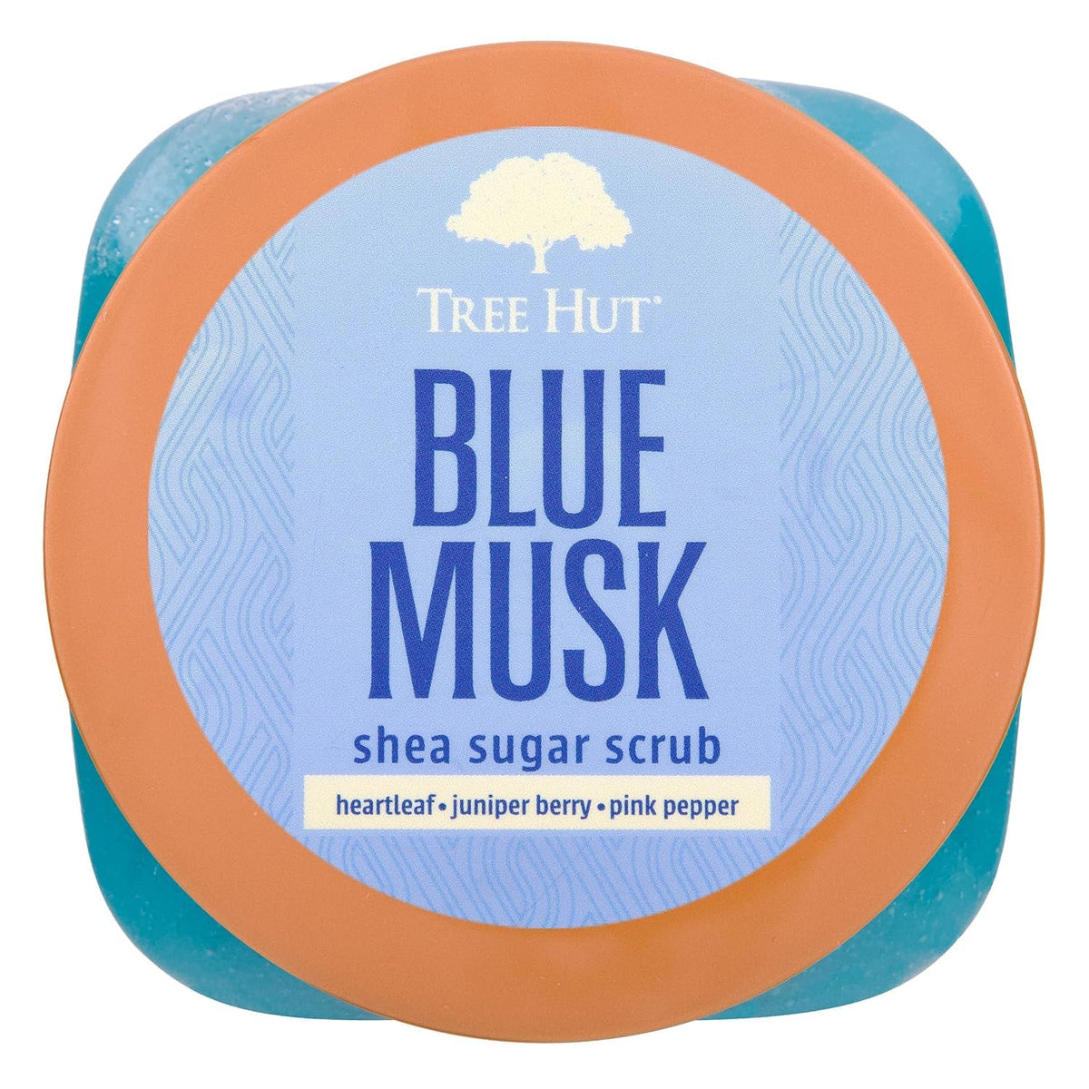 Tree Hut Blue Musk Body Scrub 18 Oz packaging