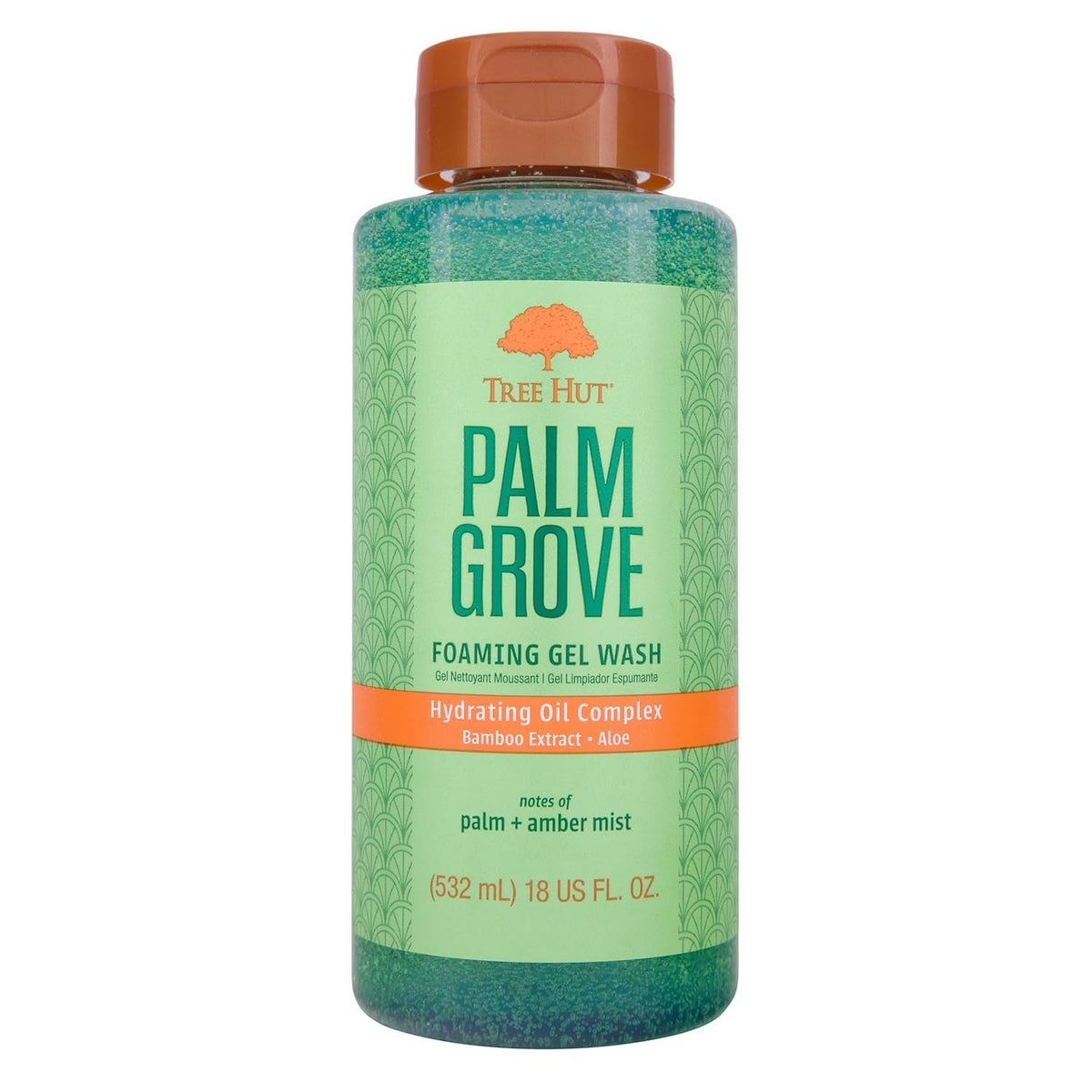 Tree Hut Body Wash Palm Grove 18 Fl Oz front view
