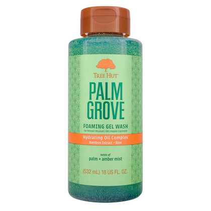 Tree Hut Body Wash Palm Grove 18 Fl Oz front view