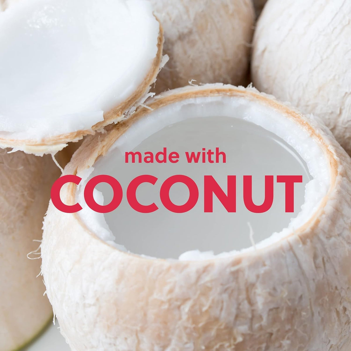 Tree Hut Coco Colada Body Scrub with tropical backdrop