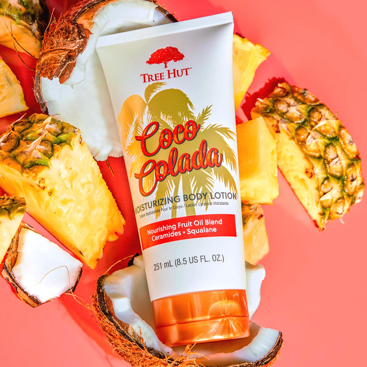 Tree Hut Coco Colada lotion bottle with cap