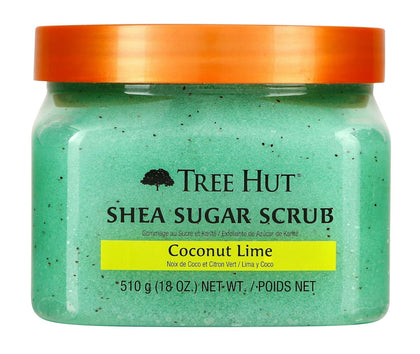 Tree Hut Coconut Lime Body Scrub 600g front view