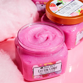 Tree Hut Cotton Candy Body Scrub 600g showing texture