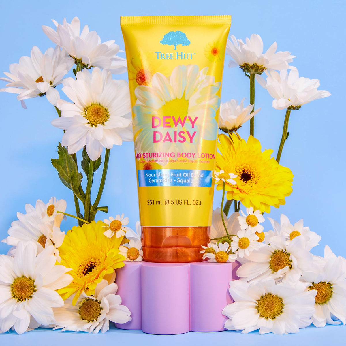 Tree Hut Dewy Daisy Moisturizing Body Lotion 290g back view