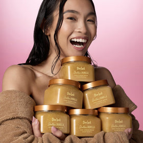 Tree Hut Golden Vanilla Body Scrub packaging details