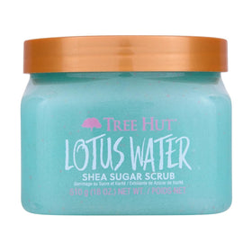 Tree Hut Lotus Water Body Scrub 18 oz front view