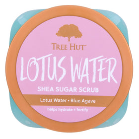 Tree Hut Lotus Water Body Scrub 18 oz packaging