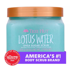 Tree Hut Lotus Water Body Scrub texture close-up