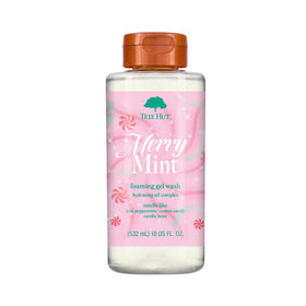 Tree Hut Merry Mint Foaming Gel Wash front view 18 Fl Oz