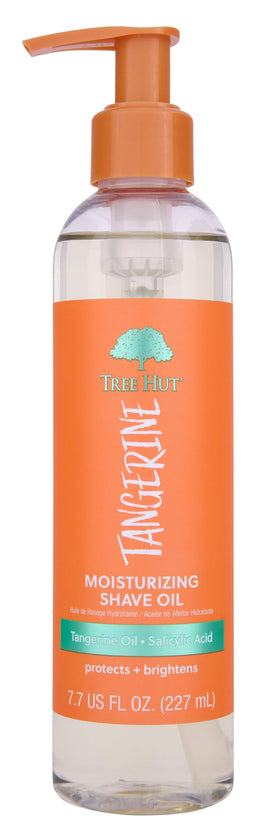 Tree Hut Moisturizing Shave Oil Tangerine 7.7 Fl Oz front view