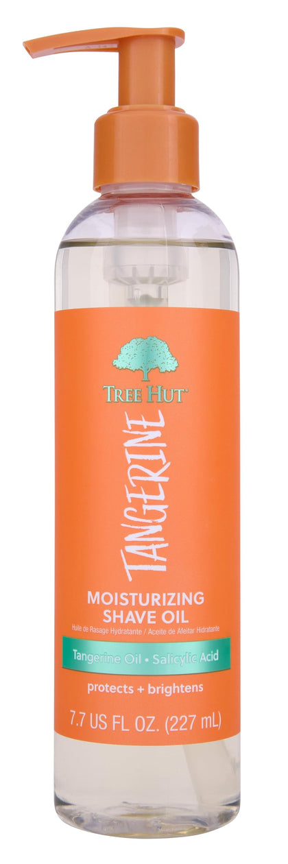 Tree Hut Moisturizing Shave Oil Tangerine 7.7 Fl Oz front view