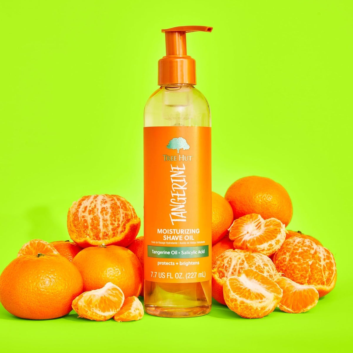 Tree Hut Moisturizing Shave Oil Tangerine packaging