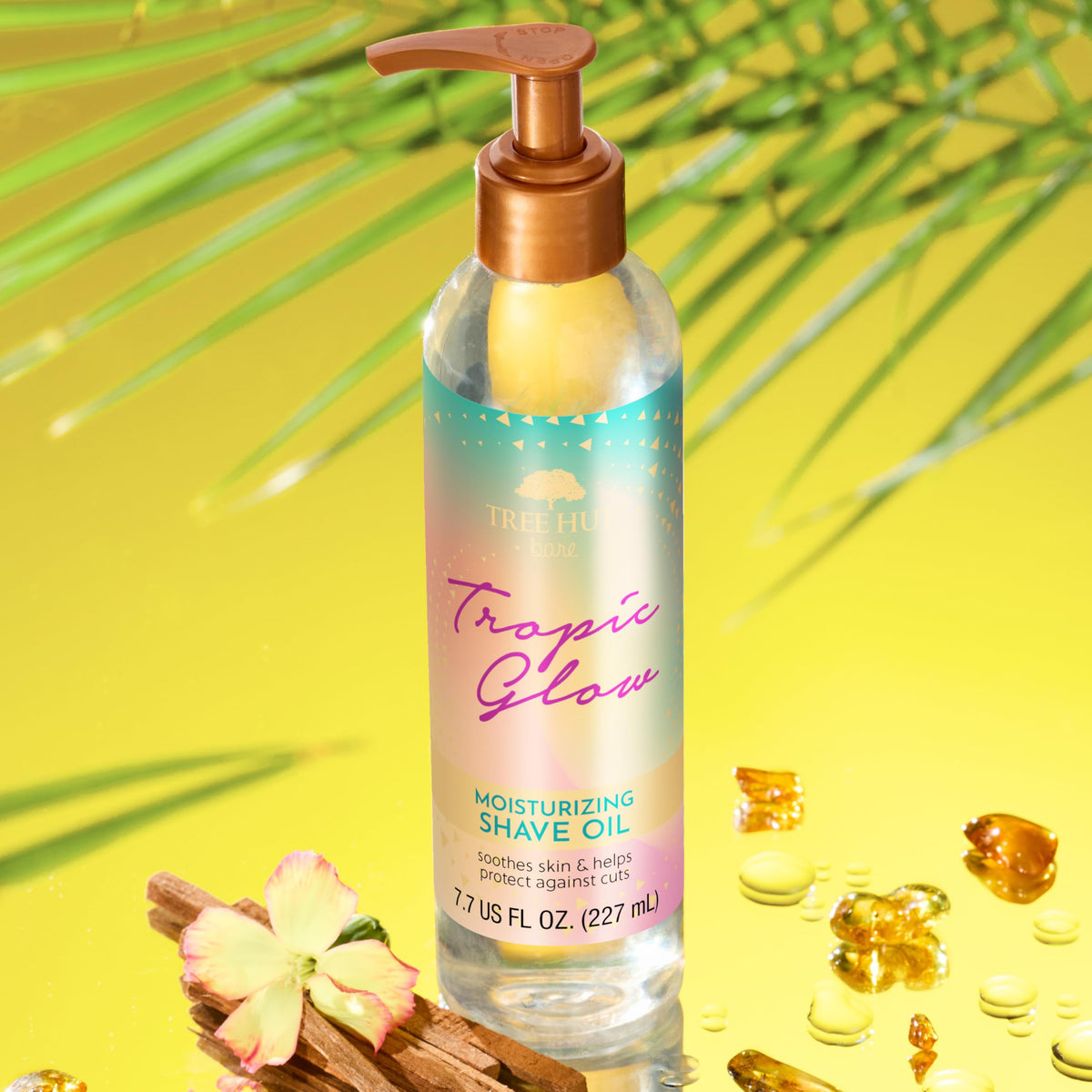Tree Hut Moisturizing Shave Oil Tropic Glow with almond and sandalwood