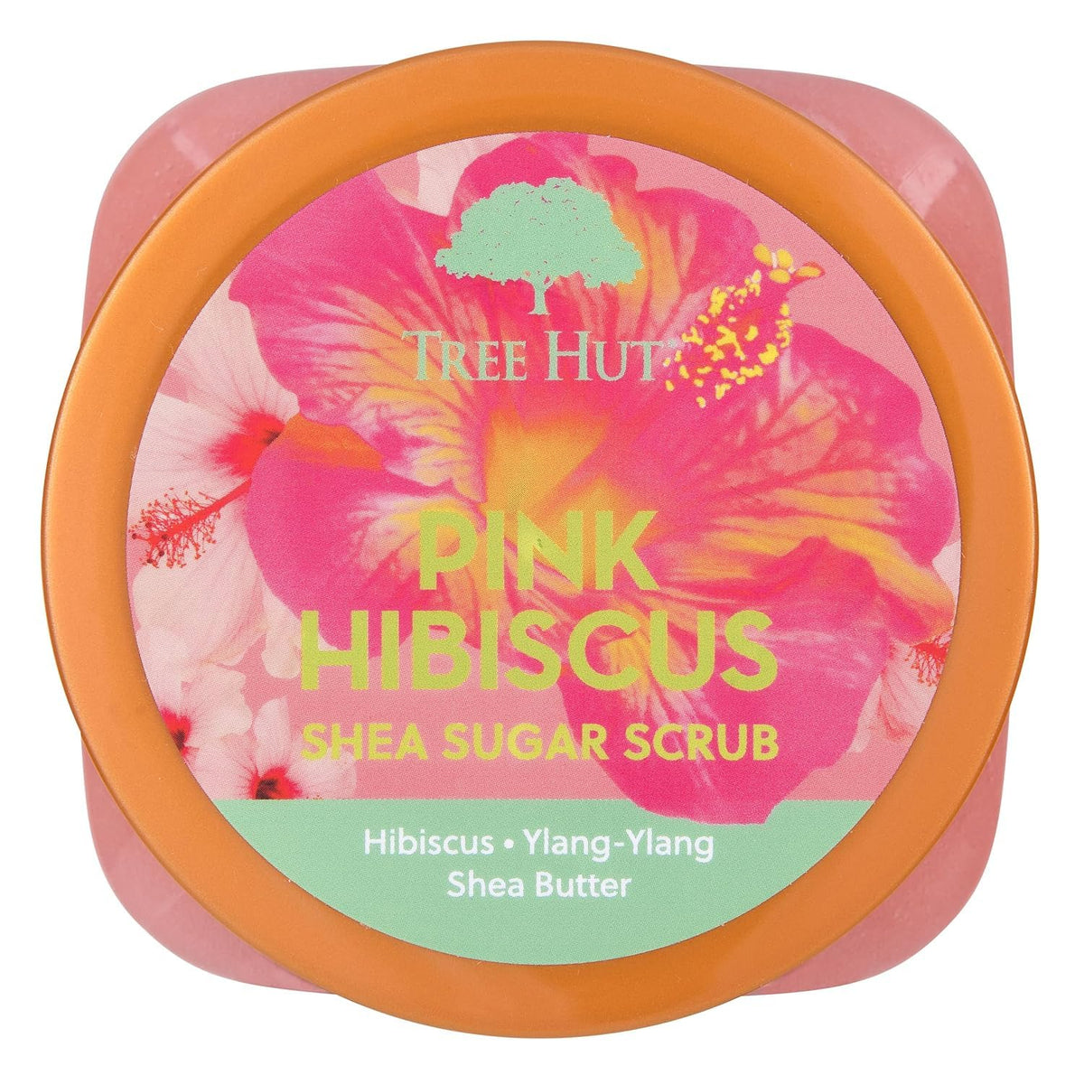Tree Hut Pink Hibiscus Body Scrub texture close-up