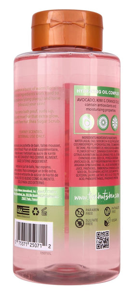 Tree Hut Pink Hibiscus Body Wash bottle side view