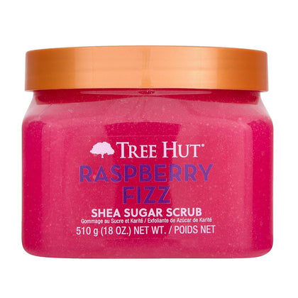 Tree Hut Raspberry Fizz Body Scrub 18 Oz front view