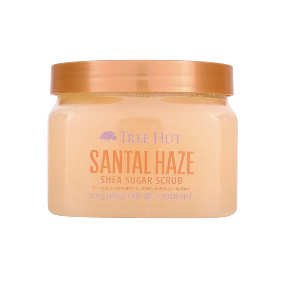 Tree Hut Santal Haze Body Scrub 18 Oz front view