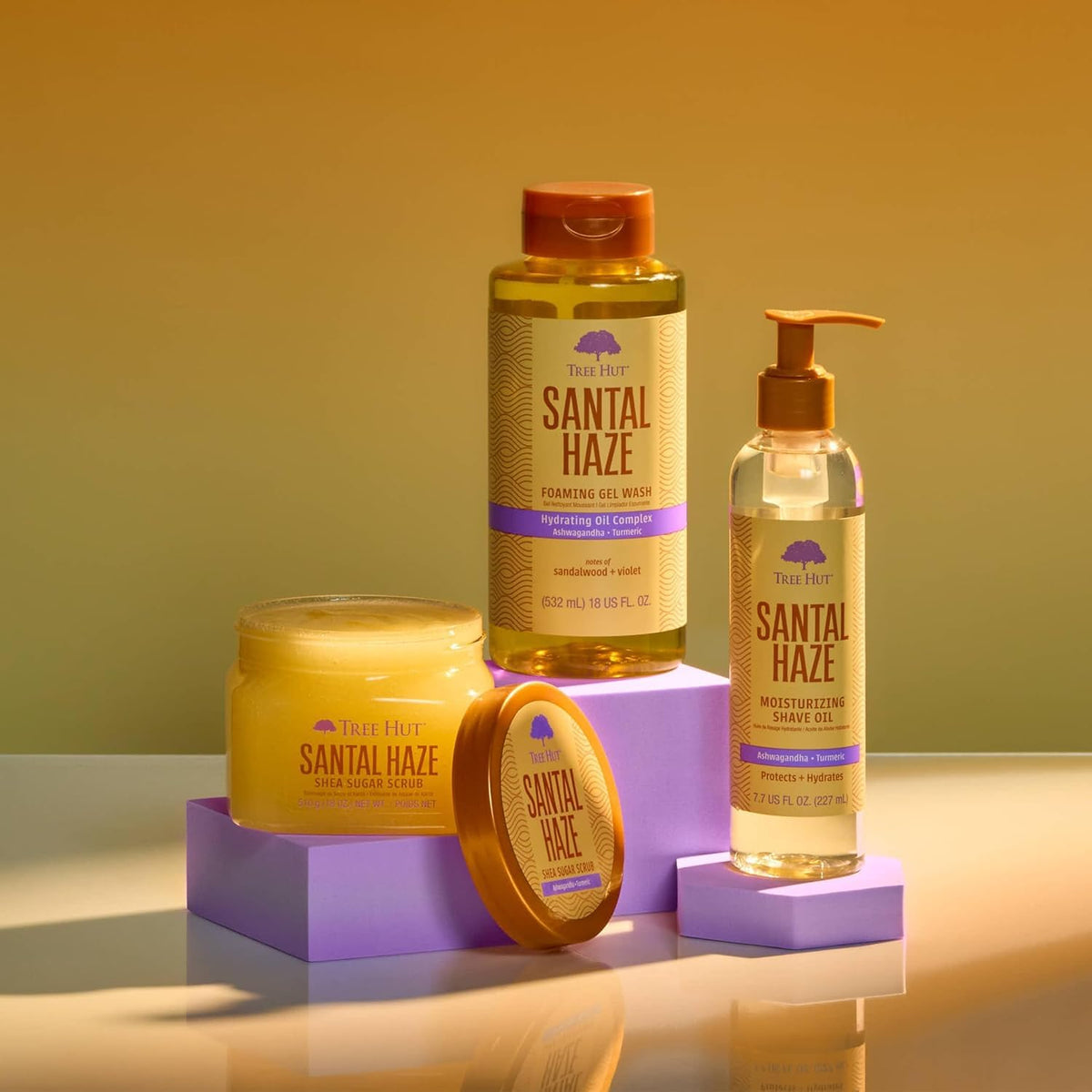 Tree Hut Santal Haze Body Scrub lifestyle image