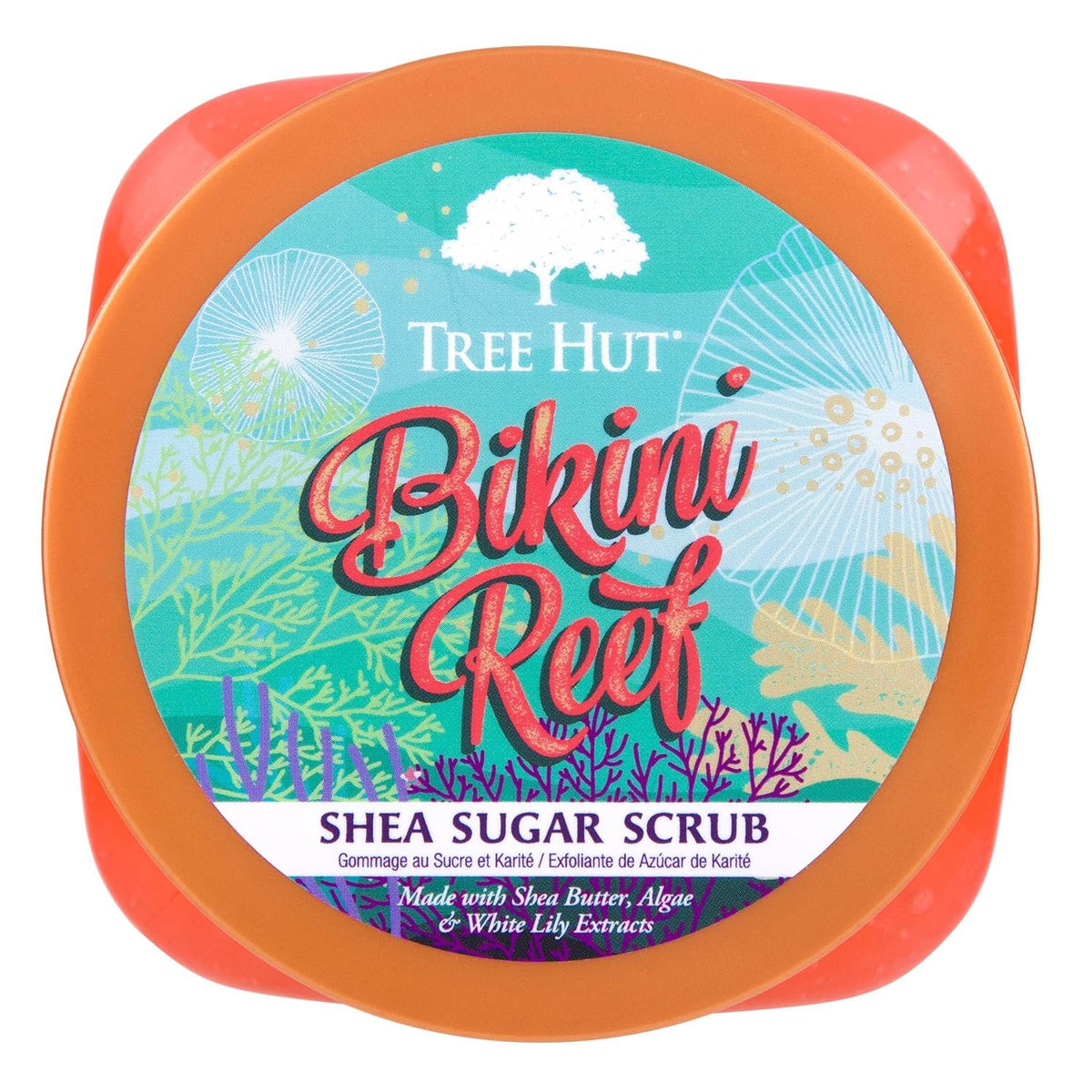 Tree Hut Shea Sugar Scrub Bikini Reef 18 oz packaging
