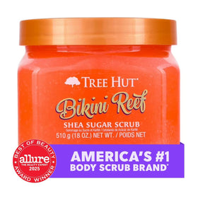 Tree Hut Shea Sugar Scrub Bikini Reef 18 oz texture close-up