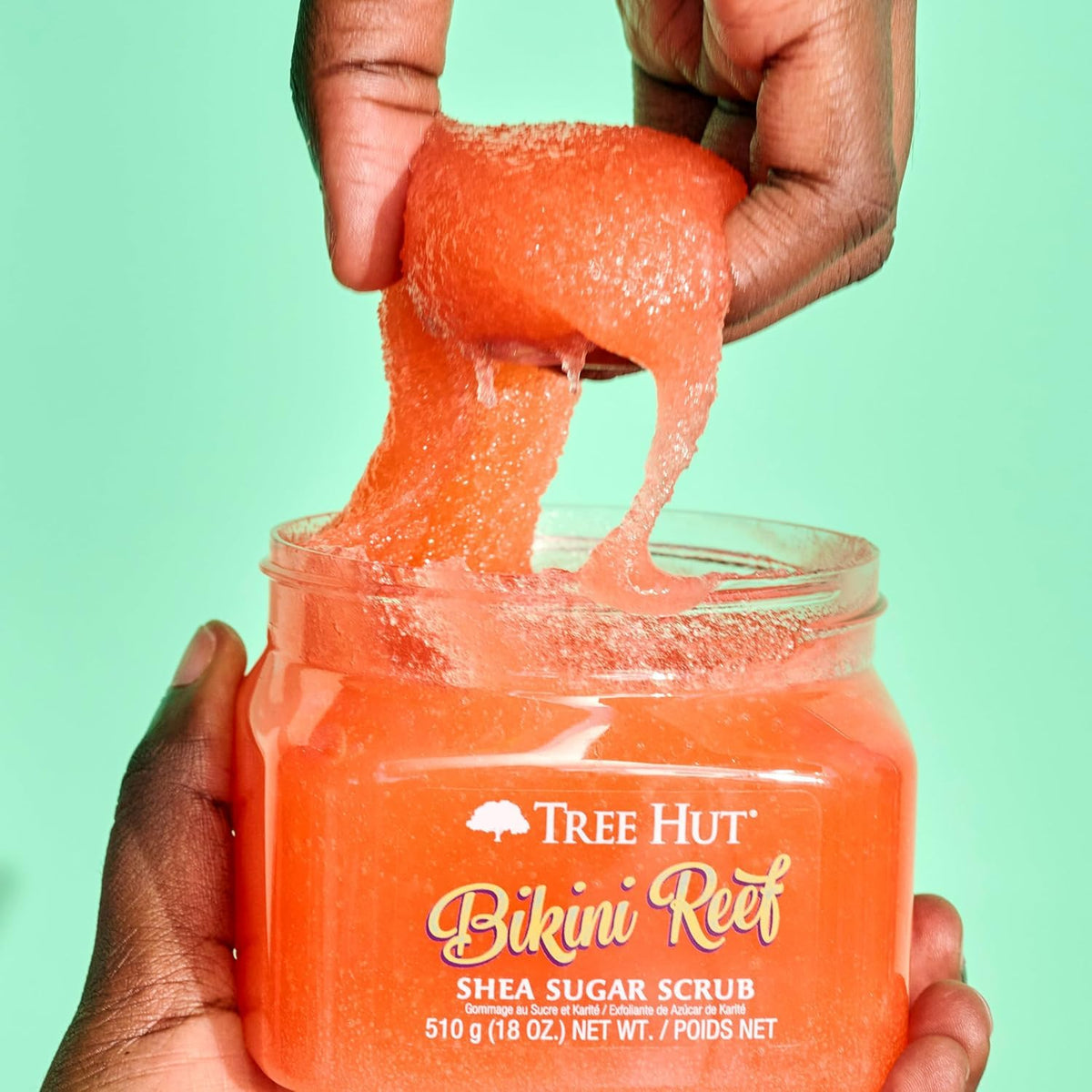 Tree Hut Shea Sugar Scrub Bikini Reef 18 oz with natural ingredients