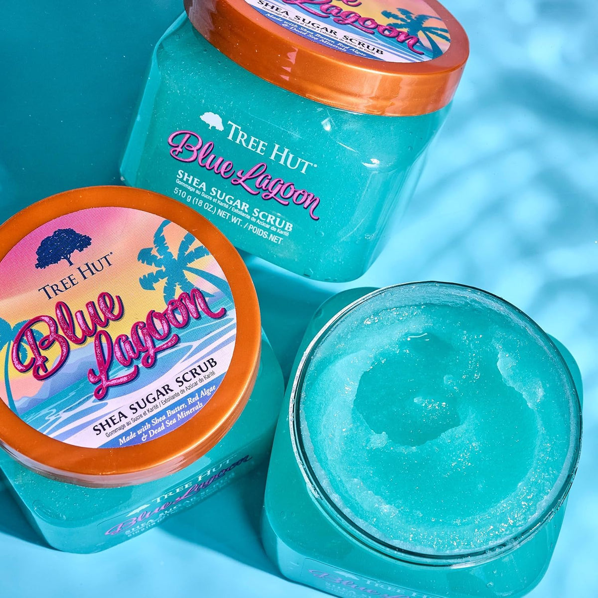 Tree Hut Shea Sugar Scrub Blue Lagoon ingredients list