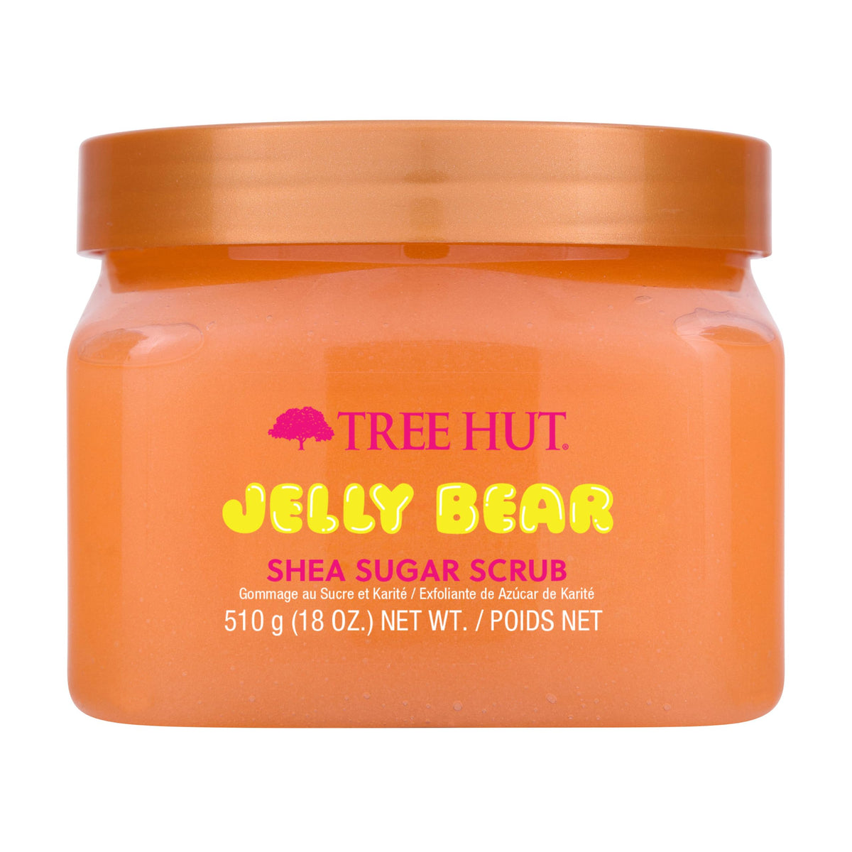 Tree Hut Shea Sugar Scrub Jelly Bear 18 Oz front view