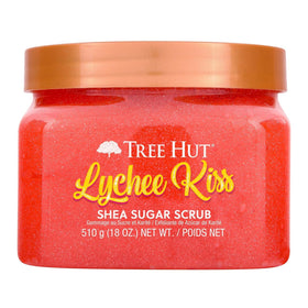 Tree Hut Shea Sugar Scrub Lychee Kiss 18 oz front view