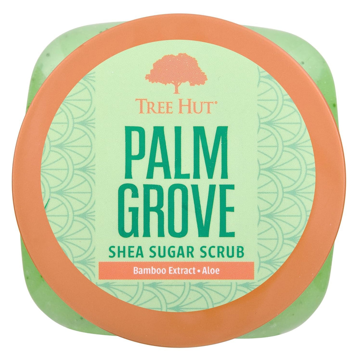 Tree Hut Shea Sugar Scrub Palm Grove 18 oz packaging