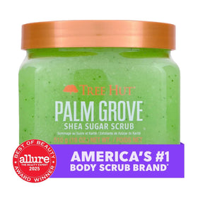 Tree Hut Shea Sugar Scrub Palm Grove texture close-up