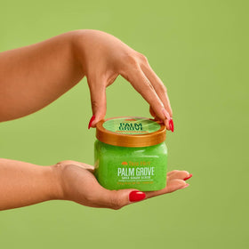 Tree Hut Shea Sugar Scrub Palm Grove with palm fronds