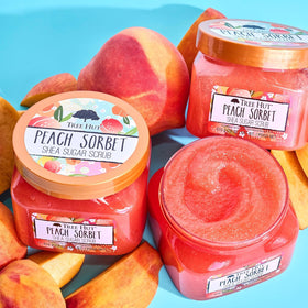 Tree Hut Shea Sugar Scrub Peach Sorbet ingredients list