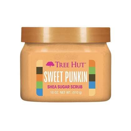Tree Hut Shea Sugar Scrub Sweet Punkin front view showing packaging