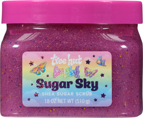 Tree Hut Sugar Sky Body Scrub 18 oz front view with packaging