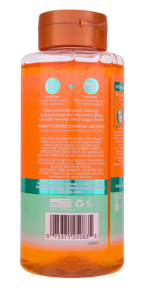 Tree Hut Tangerine Body Wash bottle with label