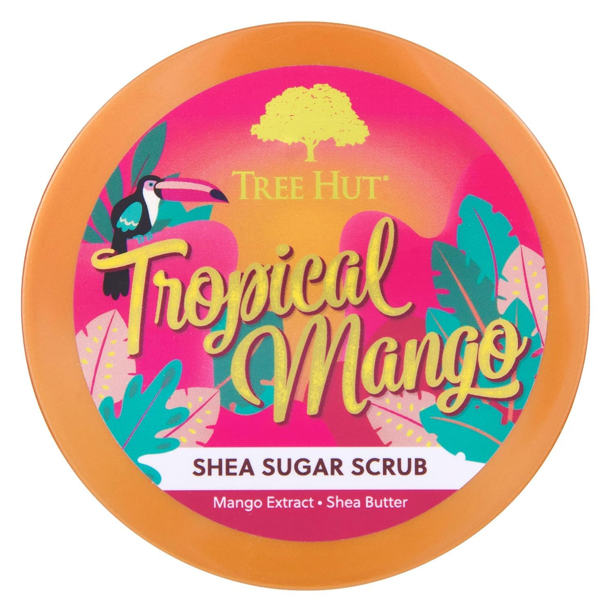 Tree Hut Tropical Mango Body Scrub 18 Oz packaging
