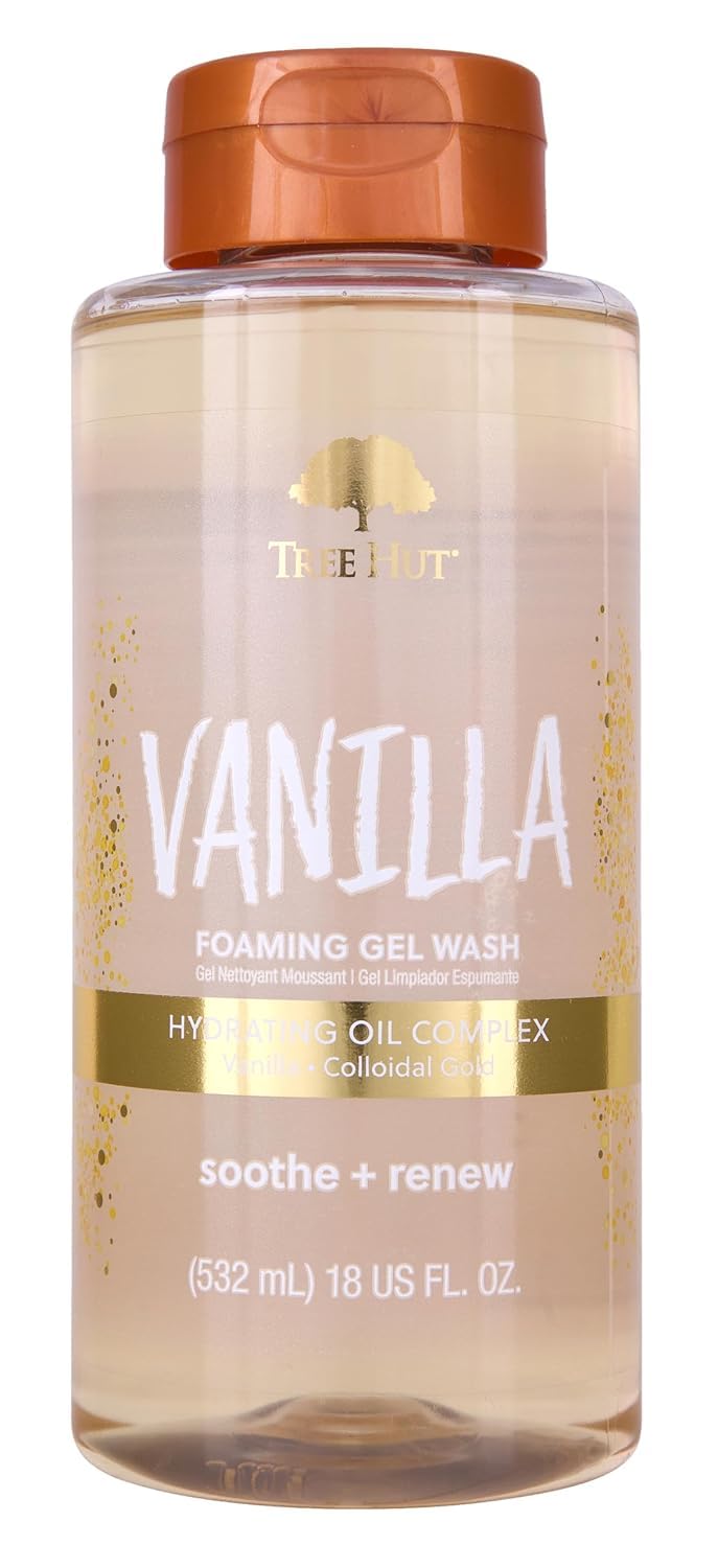 Tree Hut Vanilla Body Wash 18 Fl Oz front view