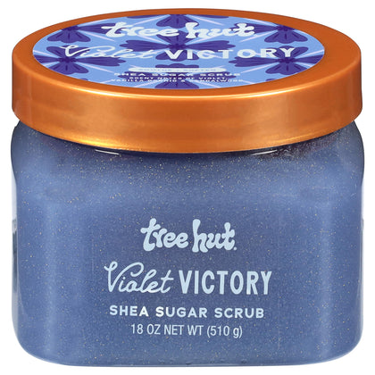 Tree Hut Violet Victory Body Scrub 18 Oz front view