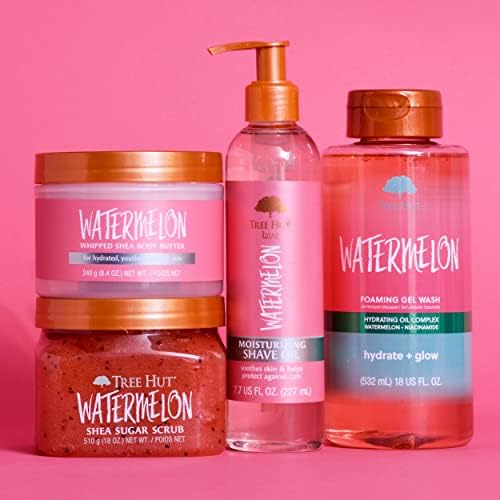 Tree Hut Watermelon Foaming Gel Wash packaging details