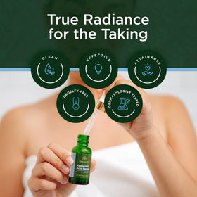 Tree of Life Hyaluronic Acid Serum with natural background