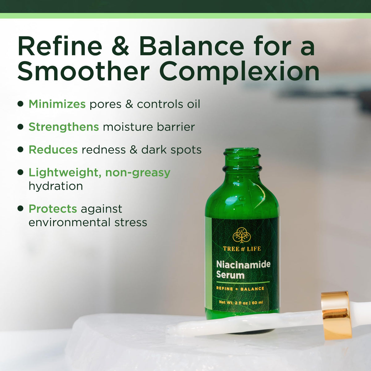 Tree of Life Niacinamide Serum ingredients list