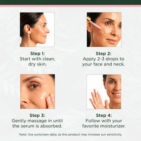 Tree of Life PDRN Serum displayed with skincare tools