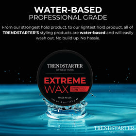 TRENDSTARTER Extreme Wax 4oz opened showing wax texture