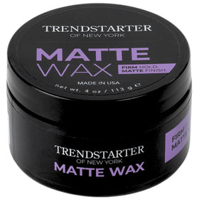 TRENDSTARTER Matte Wax 4oz front view with packaging