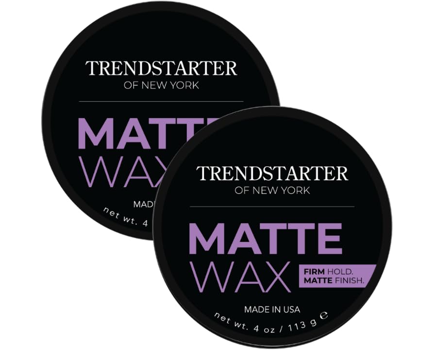 TRENDSTARTER Matte Wax 4oz front view with packaging