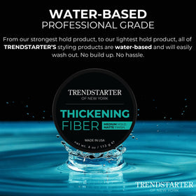 TRENDSTARTER Thickening Fiber 4oz with hair care products