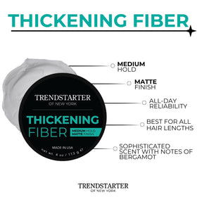 TRENDSTARTER Thickening Fiber Pomade 4oz texture close-up