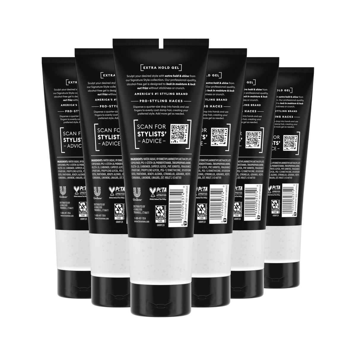 TRESemmé Extra Hold Hair Gel 9 oz back view