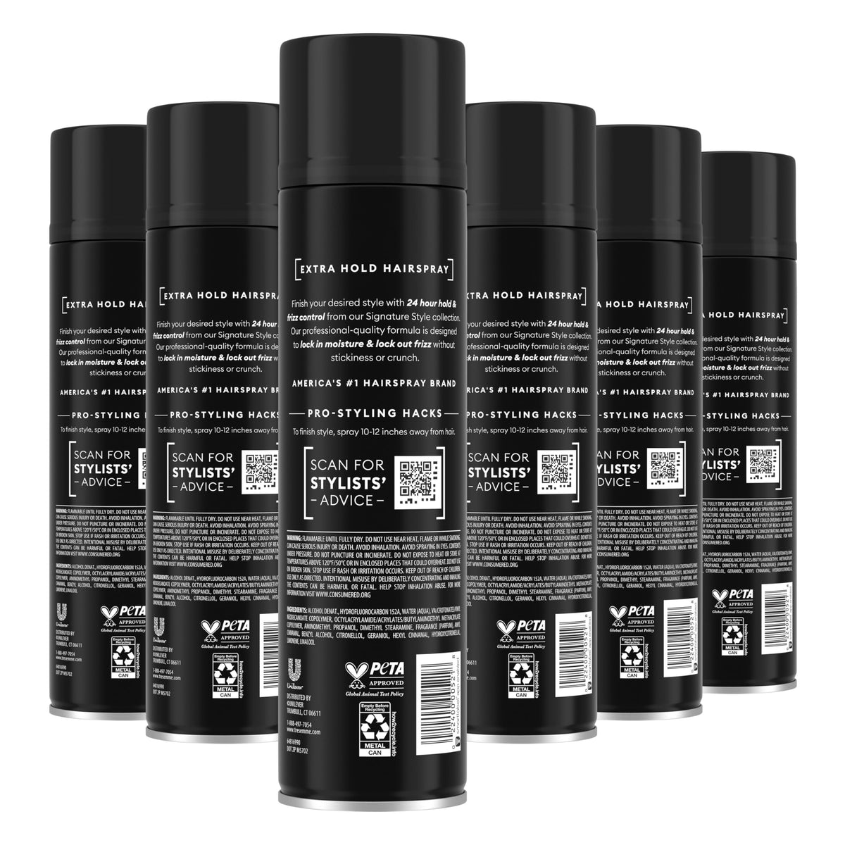 TRESemmé Extra Hold Hairspray 11 oz back view