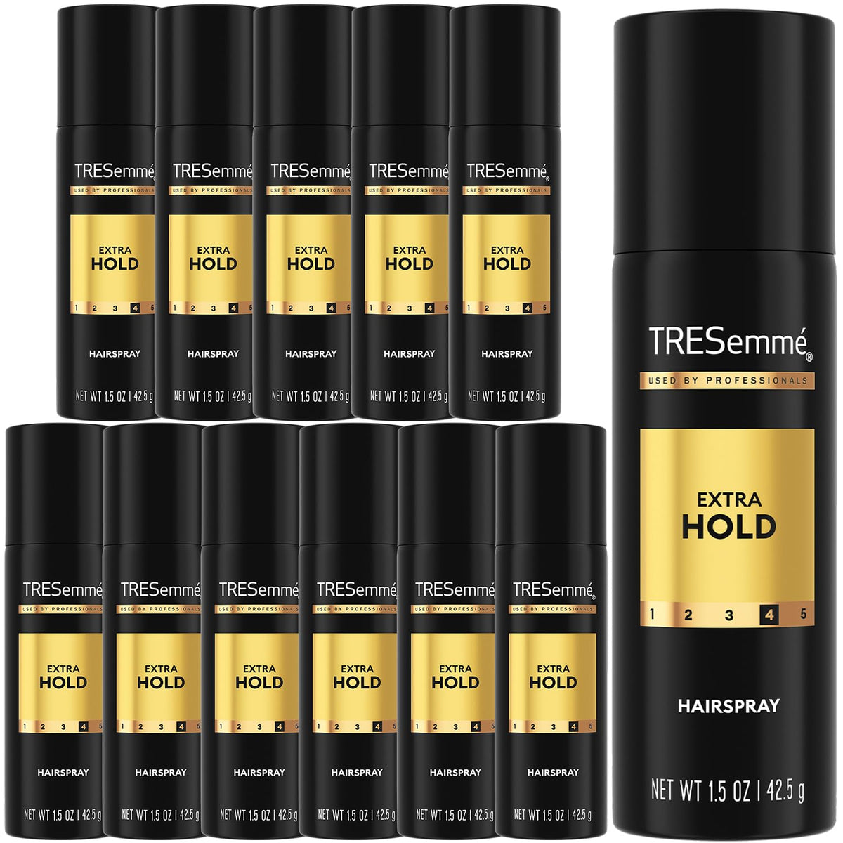 TRESemmé Extra Hold Travel Hairspray 12-pack front view